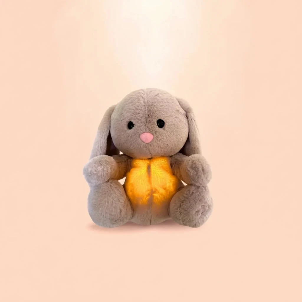 Plush Bunny Stuffed Animal Breathing Light Feature - Image 6